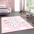Monivärinen eteisen matto käytävämatto 100x200 cm - 100% Polyesteri, Antibakteerinen, Konepestävä, PVC Liukumaton Alusta - Suuret ja keskikokoiset matot - 8682870064003 - 3