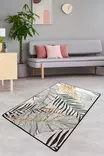 Monivärinen eteisen matto käytävämatto 120x200 cm - 100% Polyesteri, Antibakteerinen, Konepestävä, Liukumaton, Digitaalinen Painatus - Suuret ja keskikokoiset matot - 8682870123403 - 3
