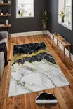 Monivärinen eteisen matto käytävämatto 80x150 cm - Antibakteerinen, Liukumaton, 3D Digipainatus, Konepestävä, 100% Polyesteri - Pienet matot ja käytävämatot - 8682870590663 - 2