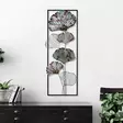 Monivärinen Käsintehty Metallinen Seinäkoriste - 32x90x4 cm - Uniikki Taideteos Kodin Sisustukseen - Koristeet, koriste-esineet - 8683742688563 - 2