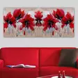 Monivärinen Koristeellinen Canvas-taulu 50x120 cm - 100% Puukehys, 3 cm Paksuus - Tyylikäs Seinäsisustus - Taulut ja kehykset - 8682870435193 - 1