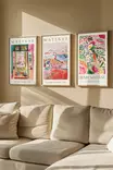 Monivärinen Koristeellinen Kolmen Osan Kehystetty Maalaus - 100% Massiivipuukehys, 100% MDF, 33x48 cm, Digitaalinen Tulostus - Taulut ja kehykset - 8684283755523 - 2