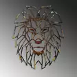 Monivärinen Koristeellinen Metalli Seinäkoriste - 100% Metalli, 40x50 cm, Käsinmaalattu, Helppo Asennus - Koristeet, koriste-esineet - 8683743851683 - 5