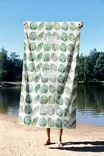 Monivärinen Rantapyyhe 90x150 cm - Ylellinen Mukavuus, Mikrofilamenttikangas, 70% Polyesteri / 30% Polyamidi - Pyyhkeet ja kylpytakit - 8684282666493 - 4