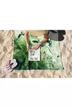 Monivärinen Rantapyyhe 90x150 cm - Ylellinen Mukavuus, Mikrofilamenttikangas, 70% Polyesteri / 30% Polyamidi - Pyyhkeet ja kylpytakit - 8684282666493 - 6