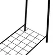 Musta Metallinen Vaatekoukku - Tyylikäs ja Kestävä Säilytysratkaisu - Leveys 144,5 cm, Korkeus 89 cm, Syvyys 36 cm - Naulakot - 8684282608233 - 9