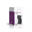 NiMH akkulaturi AA / AAA | 1.2 V DC | Trickle-lataus | Euro / Tyyppi-C (CEE 7/16) | NiMH AA | Musta / Valkoinen - Akkuparistolaturit - 5412810284283 - 69