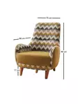 Nojatuoli, monivärinen, 75 cm leveä, kestävä, ajaton - Nojatuolit - 8684282437253 - 7