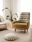 Nojatuoli, monivärinen, 75 cm leveä, kestävä, ajaton - Nojatuolit - 8684282437253 - 2