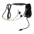 PNI HWK5 suoravirtakaapeli auton DVR-tallentimille, 12V/24V tulo, 5V 2.5A lähtö, alijännitesuoja, pituus 3.5 metriä - PNI tuotteet - 5949066530753 - 3
