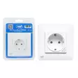 PNI SmartHome WP850 WiFi-älypistorasia, tasakiinnitys, internet-ohjaus, erillinen PNI Smart- tai Tuya-sovellus, yhteensopiva Amazon Alexan ja Google Homen kanssa - PNI tuotteet - 5949066518713 - 1