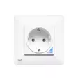 PNI SmartHome WP850 WiFi-älypistorasia, tasakiinnitys, internet-ohjaus, erillinen PNI Smart- tai Tuya-sovellus, yhteensopiva Amazon Alexan ja Google Homen kanssa - PNI tuotteet - 5949066518713 - 3
