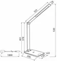 Pöytävalaisin Airam Daria 10W 675lm CCT  - Lattia- ja pöytävalaisimet - 6435200282163 - 5