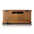 Puinen retro-levysoitin, jossa on Bluetooth® AM/FM-radio USB-koodaus CD-soitin, kasettisoitin ja sisäänrakennetut kaiuttimet. - Levysoittimet ja neulat - 8711902082903 - 15