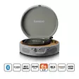 Puinen retrolevysoitin, jossa on sisäänrakennetut kaiuttimet, Bluetooth® ja AT3600L-kasetti Harmaa - Levysoittimet ja neulat - 8711902086413 - 50