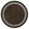 Puiset pöytätabletit (4 kpl), wenge, 36 x 36 cm, käsintehty, kestävä - Pöytäliinat ja tabletit - 8684282345053 - 1