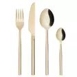 Ruokailuvälineet Maku Resteel kulta 16kpl - Aterimet ja ottimet - 6410416516523 - 1