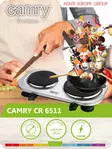 Sähkökäyttöinen keittoliesi 2-tasoa Camry - Uunit ja liedet - 5908256839083 - 6