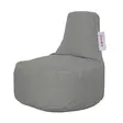 Säkkituoli ulkokäyttöön, savunharmaa, 70 cm leveä, vedenkestävä, kestävä - Säkkituolit - 8683743038763 - 1