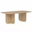 Sapphire Oak - Sohvapöytä, 100% Melamiinipinnoitettu Lastulevy, 120x41,4x60 cm, Tyylikäs ja Kestävä Huonekalu - Sohvapöydät - 8684283801343 - 5