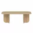 Sapphire Oak - Sohvapöytä, 100% Melamiinipinnoitettu Lastulevy, 120x41,4x60 cm, Tyylikäs ja Kestävä Huonekalu - Sohvapöydät - 8684283801343 - 1