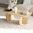 Sapphire Oak - Sohvapöytä, 100% Melamiinipinnoitettu Lastulevy, 120x41,4x60 cm, Tyylikäs ja Kestävä Huonekalu - Sohvapöydät - 8684283801343 - 2