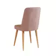 Skandinaavinen Ruokailuryhmä 4-osainen: Atlantic Pine Valkoinen Kiviväri, 100% Melamiinipinnoitettu, Pöytä 120x77x75 cm - Ruokailuryhmät - 8683342722483 - 5