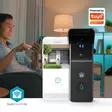SmartLife Video Ovipuhelin | Paristokäyttöinen | 3MP Full HD 1296p | MicroSD (ei sisälly) / Pilvipalvelutallennus (valinnainen) | IP44 | Liiketunnistin | Yökuvaus | Musta - Ovikellot ja ovikamerat - 5412810470013 - 51