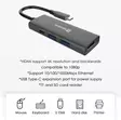 Swissten USB-C Hub 4-in-1 100W  - USB-sovittimet ja telakointi - 8595217487383 - 2