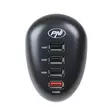 Taskulamppupaketti PNI Adventure F10 6W, 500lm, kantama jopa 200m, tarkennus ja PNI HC41 USB-laturi, 4 USB-porttia - Taskulamput - 5949066514463 - 5