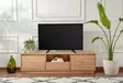 TV-taso, atlantinmänty, 160cm x 42cm x 29,5cm, kestävä, tilava, tyylikäs - TV-tasot - 8684283112043 - 3
