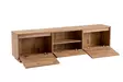 TV-taso, atlantinmänty, 160cm x 42cm x 29,5cm, kestävä, tilava, tyylikäs - TV-tasot - 8684283112043 - 9