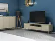 TV-taso Sandstone, 180x45x35 cm, 100% melamiinipinnoitettu lastulevy, 18 mm, 3 pakettia, kestävä ja tyylikäs - TV-tasot - 8684282991243 - 6