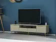 TV-taso Sandstone, 180x45x35 cm, 100% melamiinipinnoitettu lastulevy, 18 mm, 3 pakettia, kestävä ja tyylikäs - TV-tasot - 8684282991243 - 3