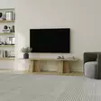 TV-taso Sapphire Oak - 180x40x42 cm - 100% Melamiinipinnoitettu Lastulevy - Tyylikäs ja Kestävä Huonekalu - TV-tasot - 8684282523833 - 3