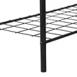 Tyylikäs musta metallinen vaateripustin - Leveys 144,5 cm, Korkeus 89 cm, Syvyys 32,5 cm - Helppo koota - Naulakot - 8684282608363 - 8