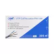 UTP CAT6 PNI U06 kaapeli 4 parilla kierrettyjä johtoja 0,50 mm CCA, internet- ja valvontajärjestelmiin, rulla 305m - PNI tuotteet - 5949066501623 - 9