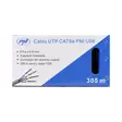 UTP CAT6 PNI U06 kaapeli 4 parilla kierrettyjä johtoja 0,50 mm CCA, internet- ja valvontajärjestelmiin, rulla 305m - PNI tuotteet - 5949066501623 - 8