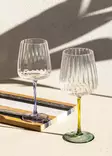 Vaaleanpunainen Lasimaljakko - 100% Lasi, 9x9x22 cm, 500 ml, Astianpesukoneen Kestävä, Tyylikäs Sisustuselementti - Juomalasit - 8684283559213 - 2