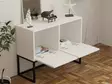 Valkoinen 100% Melamiinipinnoitettu Konsoli - Moderni ja Tyylikäs Säilytysratkaisu, 90x70x34 cm, Yksi Paketti - Huonekalut - 8683743247073 - 4