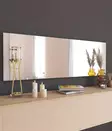 Valkoinen MDF Peili 40x120 cm - Ekologinen Flotal-E, Seinään Kiinnitettävä, Tyylikäs ja Kestävä Sisustuselementti - Peilit - 8683743823123 - 4