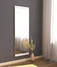Valkoinen MDF Peili 40x120 cm - Ekologinen Flotal-E, Seinään Kiinnitettävä, Tyylikäs ja Kestävä Sisustuselementti - Peilit - 8683743823123 - 2