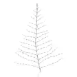 Valokoristeoksa 150 LED seinälle - Valopuut ja valo-oksat - 6410416283883 - 2