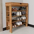 Walnut-kenkäkaappi: Tyylikäs ja kestävä säilytysratkaisu, 100% melamiinipinnoitettu lastulevy, 80x90x30 cm, useita hyllyjä - Kenkäkaapit - 8684283421053 - 5