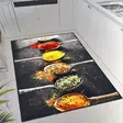 Ylellinen Monivärinen eteisen matto käytävämatto 100x150 cm - 100% Samettikangas, 3D Digitaalinen Painatus, Konepestävä, Liukumaton - Suuret ja keskikokoiset matot - 8681875982923 - 3