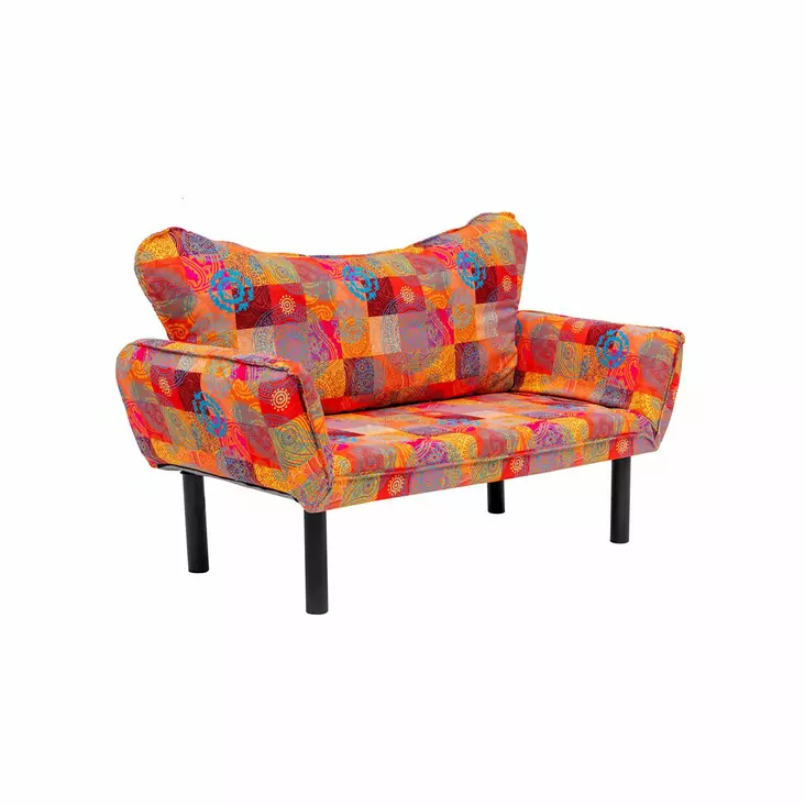 2-istuttava vuodesohva, monivärinen, 150 cm leveä, mukava, kestävä - Vuodesohvat - 8683342977883 - 1
