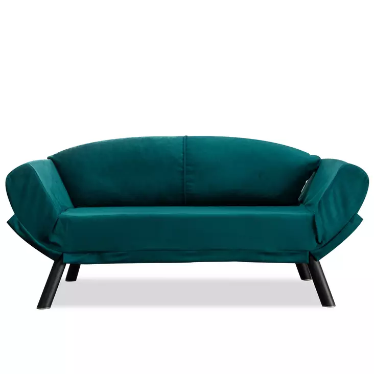 2-istuttava vuodesohva, petroolinsininen, 177 cm leveä, kestävä, monikäyttöinen - Vuodesohvat - 8681875569483 - 1