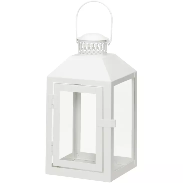 4Living Miia Lyhty valkoinen 25 cm - Kynttilät ja lyhdyt - 6410416406503 - 1