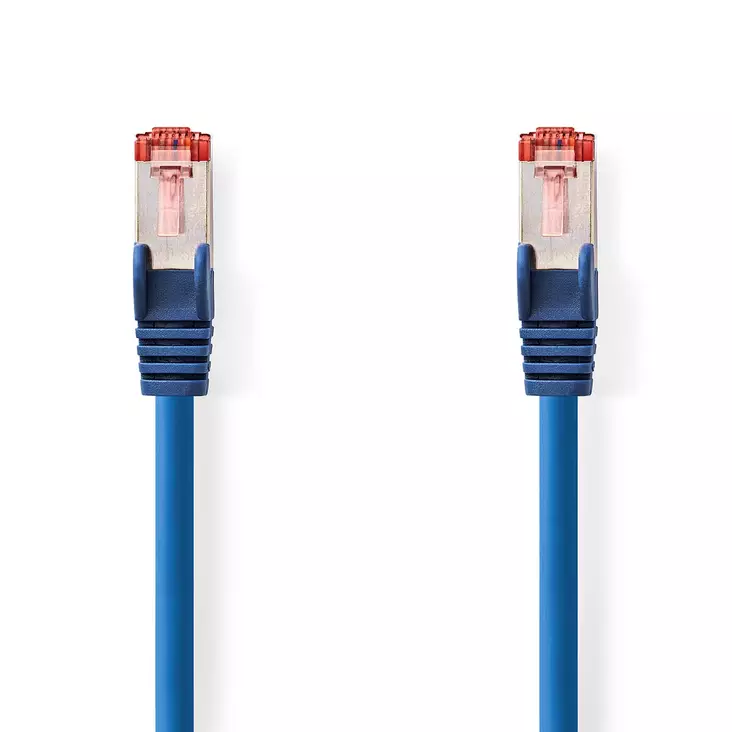 CAT6 Verkkokaapeli | RJ45 uros | RJ45 uros | S/FTP | 10.0 m | Pyöreä | LSZH | Sininen | Label - Tietokone ja verkko - 5412810423323 - 1