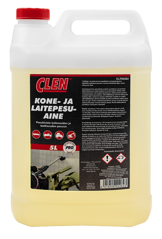 Clen kone-ja laitepesuaine 260 / 5L - Auton pesutarvikkeet - 6418549002623 - 1